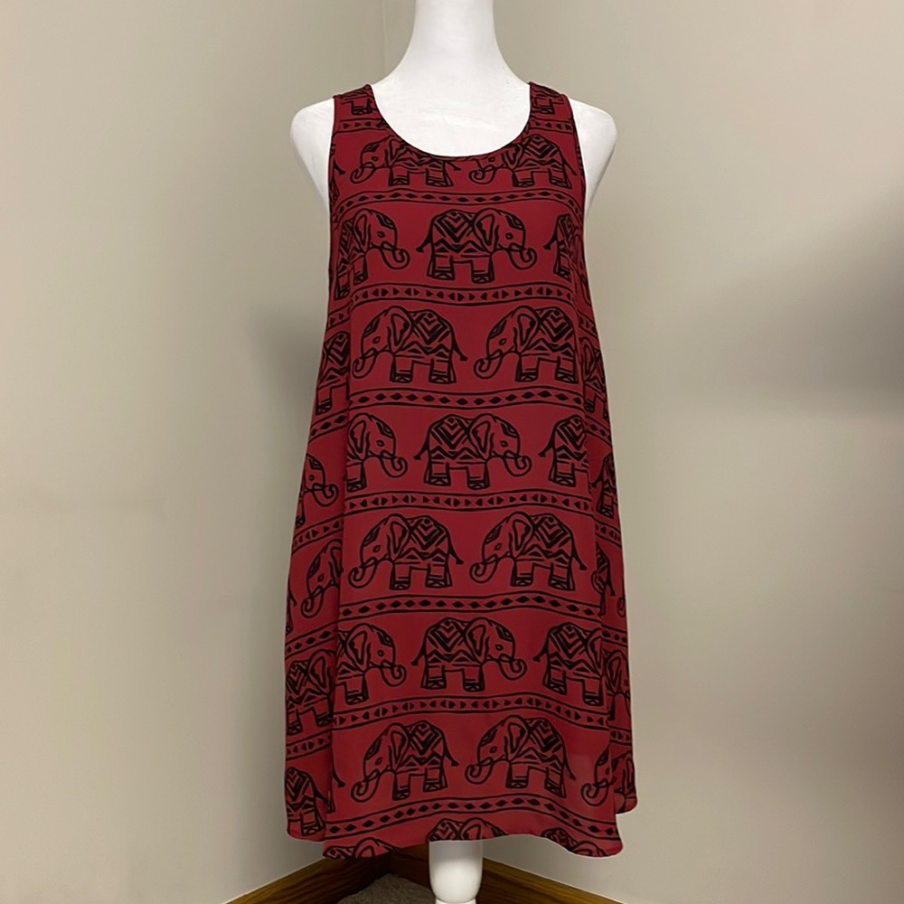NWOT Elephant Print Dress